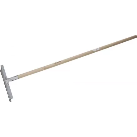 Грабли ЗУБР из нержавеющей стали, 10 витых зубцов, деревянный черенок 4-39481-10 купить в Ханты-Мансийске