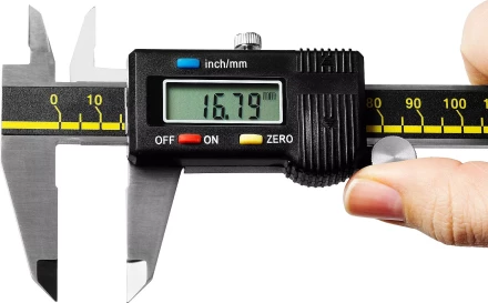 Штангенциркуль STAYER &quot;PROFESSIONAL&quot; электронный, направляющая из закаленной нержавеющей стали, шаг измерения 0,01мм, пластик корпус, 150мм 34410-150 купить в Ханты-Мансийске