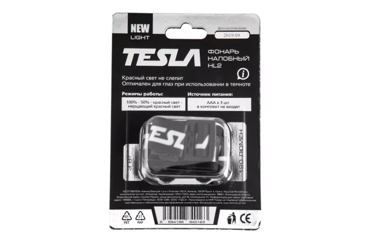 Фонарь TESLA HL2 3 Вт 120 Лм купить в Ханты-Мансийске