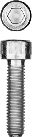 ЗУБР DIN 912, кл. пр. 8.8, М12 х 30 мм, цинк, 5 кг, винт с внутренним шестигранником, Профессионал (30318-12-030) купить в Ханты-Мансийске