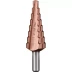 Сверло ЗУБР &quot;КОБАЛЬТ&quot; ступен. по сталям и цв.мет.ст.Р6М5 с кобальт.покрыт.d6-20мм, 8ступ.d6-20,L-75мм, трехгран.хв. 8мм 29672-6-20-8 купить в Ханты-Мансийске