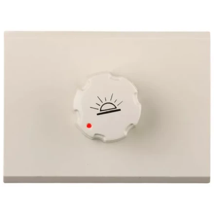 Диммер СВЕТОЗАР &quot;ЭФФЕКТ&quot; без вставки и рамки, цвет бежевый, 60-500Вт SV-54442-B купить в Ханты-Мансийске