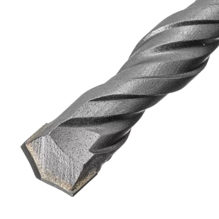 Бур по бетону Denzel, 10 x 210 мм, двойная спираль, три пылеотводящие кромки, 705017 купить в Ханты-Мансийске