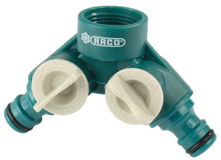 Распределитель двухканальный (резьба внешняя-соединитель), RACO &quot;Original&quot; 4250-55255C, 3/4&quot; 4250-55255C купить в Ханты-Мансийске