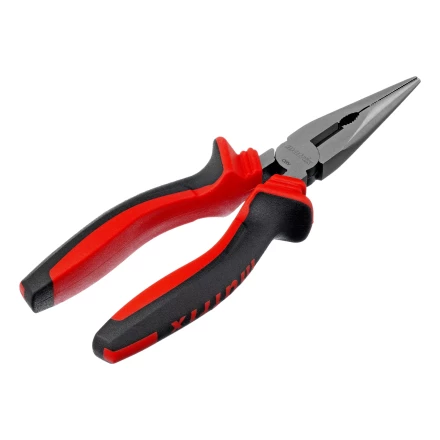 Длинногубцы прямые Matrix, 180 мм, хром-ванадий, двухкомпонентные рукоятки, 17310 купить в Ханты-Мансийске