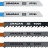 URAGAN T-хвост., по металлу/дереву, 5 шт, набор полотна для лобзика (159489-H5) купить в Ханты-Мансийске