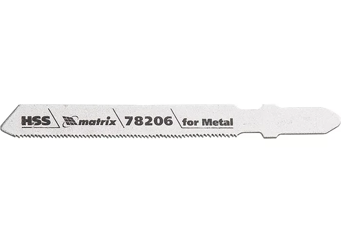 Полотна для электролобзика по металлу 3 шт T118G 50 х 0,8мм HSS MATRIX Professional 78206 купить в Ханты-Мансийске