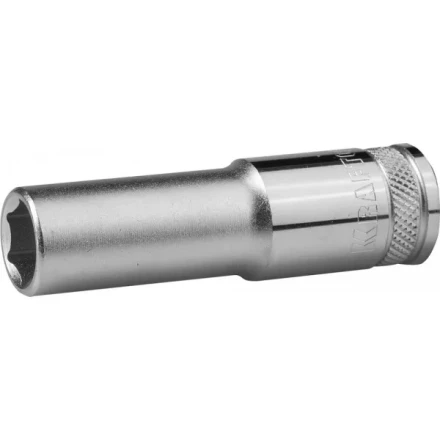 Торцовая головка KRAFTOOL &quot;INDUSTRIE QUALITAT&quot;, удлиненная, Cr-V, FLANK, хромосатинированная, 1/2&quot;, 14 мм 27807-14_z01 купить в Ханты-Мансийске