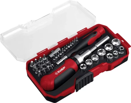 ЗУБР Мастер 41, 41 шт, набор: отвертка с насадками (25042) купить в Ханты-Мансийске