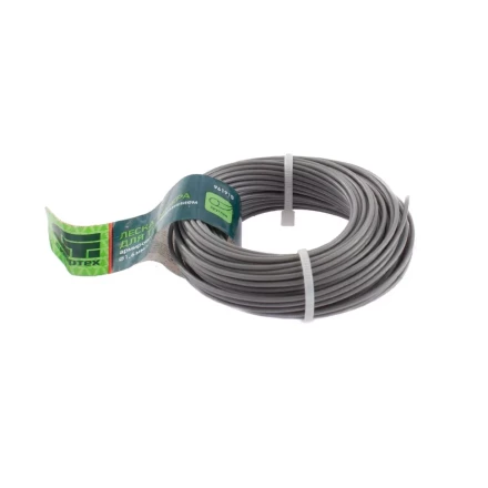 Леска для триммера круглая, армированная алюминием, 1.6 мм х 15 м, Россия Сибртех 961915 купить в Ханты-Мансийске