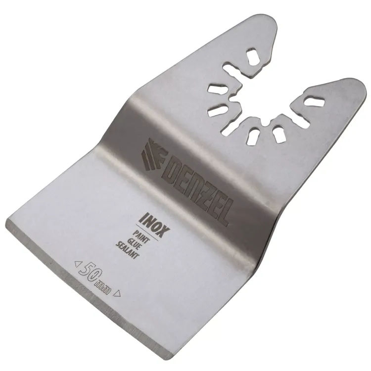 Насадка для МФИ шабер полукруг, Inox, для снятия краски и др., ширина 50 мм, длина общая 74 мм, ступенчатый Denzel 782317 купить в Ханты-Мансийске