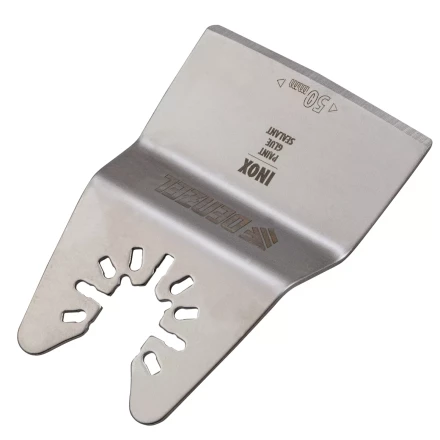 Насадка для МФИ шабер полукруг, Inox, для снятия краски и др., ширина 50 мм, длина общая 74 мм, ступенчатый Denzel 782317 купить в Ханты-Мансийске
