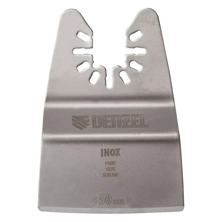 Насадка для МФИ шабер полукруг, Inox, для снятия краски и др., ширина 50 мм, длина общая 74 мм, ступенчатый Denzel 782317 купить в Ханты-Мансийске