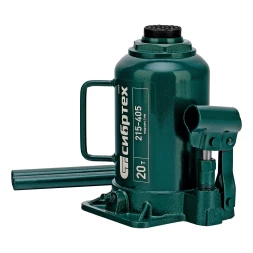 Домкрат гидравлический бутылочный Сибртех 50809, 20 т, 215-405 мм