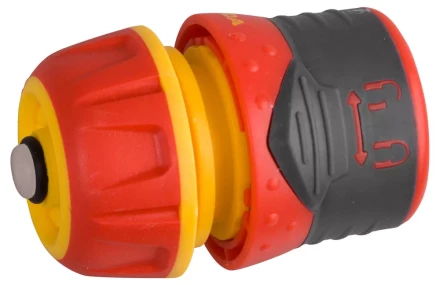 Соединитель GRINDA &quot;Premium&quot; с автостопом и запирающим механизмом, пластмассовый с TPR, 1/2&quot; 8-426431 купить в Ханты-Мансийске