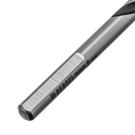 Сверло спиральное по металлу Denzel 5 x 86мм, Р6М5, Golden Tip, многогранная заточка, 718276 купить в Ханты-Мансийске