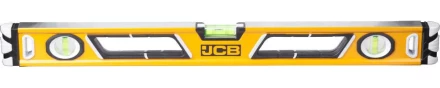 Уровень JCB коробчатый, магнитный, 2 фрезерованные базовые поверхности, 3 ампулы, крашенный, с ручками, 0,5мм/м, 60см JBL003 купить в Ханты-Мансийске