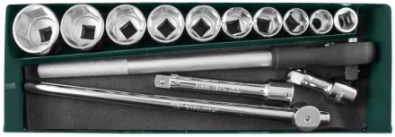 Набор головок торцевых 3/4&quot;DR 22-50мм 15предметов Jonnesway S04Н6115SA 47229 купить в Ханты-Мансийске