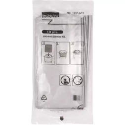 Мешок полиэтиленовый 45л. для DVC860L/DVC864L 10шт. , Makita 195432-5