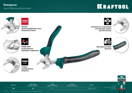Бокорезы KRAFTOOL 160 мм 22011-5-16 купить в Ханты-Мансийске