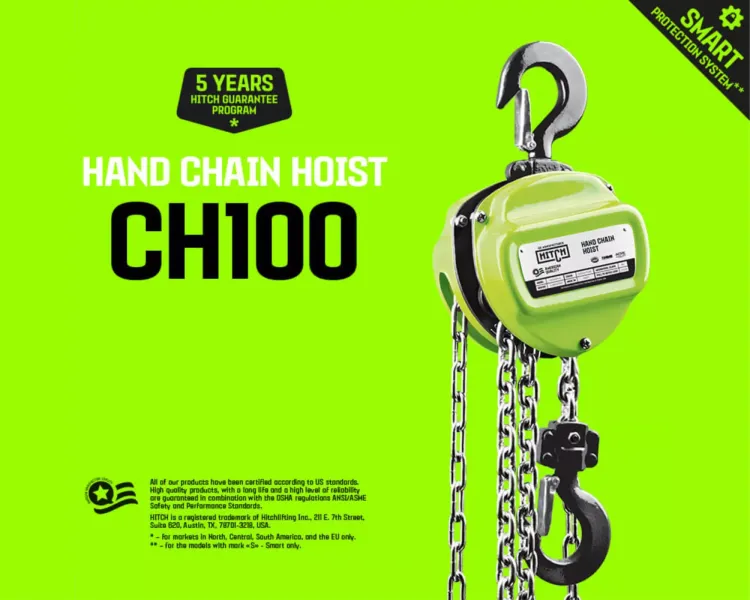 Таль ручная цепная HITCH CH100, 5 т, 4.5 м купить в Ханты-Мансийске