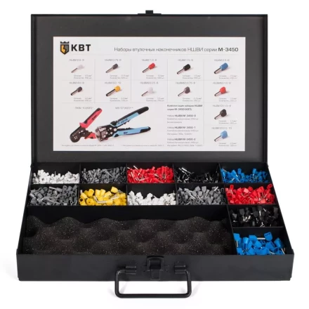 Наборы втулочных наконечников М-3450-0 КВТ купить в Ханты-Мансийске