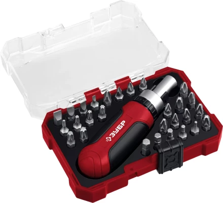 ЗУБР Мастер 29, 29 шт, набор: отвертка с насадками (25040) купить в Ханты-Мансийске