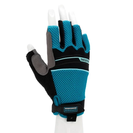 Перчатки комбинированные облегченные, открытые пальцы, AKTIV, размер L (9)// Gross 90309 купить в Ханты-Мансийске