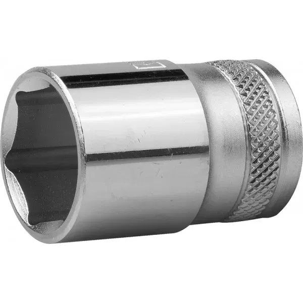 Торцовая головка KRAFTOOL "INDUSTRIE QUALITAT", Cr-V, FLANK, хромосатинированная, 1/2", 19 мм 27805-19_z01 купить в Ханты-Мансийске