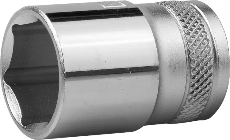 Торцовая головка KRAFTOOL "INDUSTRIE QUALITAT", Cr-V, FLANK, хромосатинированная, 1/2", 19 мм 27805-19_z01 купить в Ханты-Мансийске