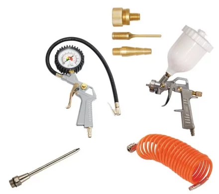 Компрессор безмасляный поршневой прямой привод Fubag  Expert Set OL195/24+5 предметов  купить в Ханты-Мансийске