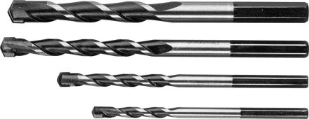Набор ЗУБР Свёрла &quot;СУПЕР-6&quot; по бетону ударные, с шестигранным хвостовиком, 5-6-8-10 мм, 4шт 2916-H4 купить в Ханты-Мансийске