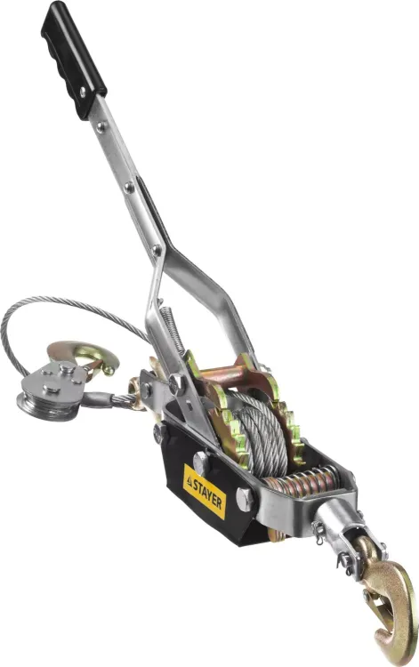 Лебедка STAYER "MAXPull" рычажная, тросовая, 4т/3м 4310-4 купить в Ханты-Мансийске