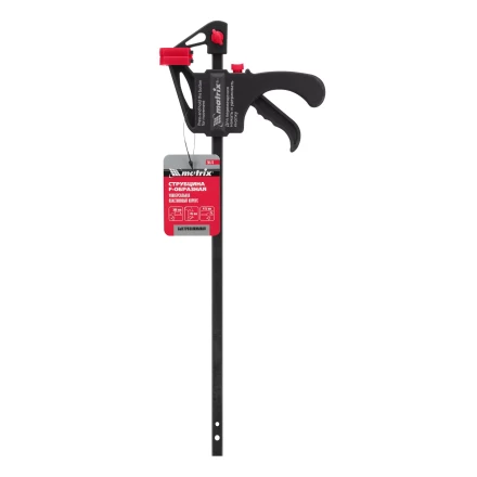 Струбцина универсальная, быстрозажимная, F-образная Matrix, 300 х 415 х 45 мм, пластиковый корпус, 20573 купить в Ханты-Мансийске