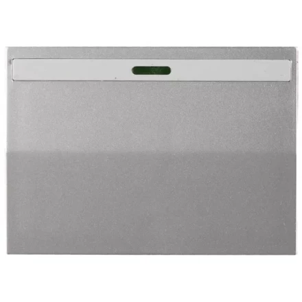 Выключатель СВЕТОЗАР &quot;ЭФФЕКТ&quot; одноклав., с эффектом свечения, без вставки и рамки, цвет светло-серый металлик, 10A/~250B SV-54431-SM купить в Ханты-Мансийске