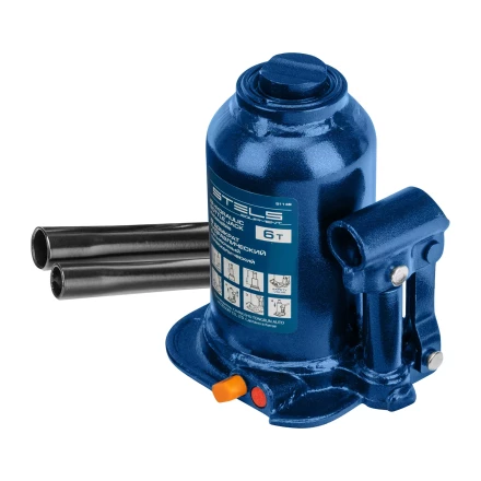 Домкрат гидравлический бутылочный телескопический Stels 51149, 6 т, подъем 180-410 мм 51149 купить в Ханты-Мансийске