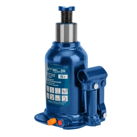 Домкрат гидравлический бутылочный телескопический Stels 51149, 6 т, подъем 180-410 мм 51149 купить в Ханты-Мансийске