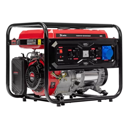 Генератор бензиновый MTX RS-7000, 6 кВт, 230В, ручной стартер купить в Ханты-Мансийске