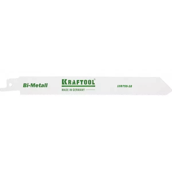 Полотно KRAFTOOL "INDUSTRIE QUALITAT", S1122EF, для эл/ножовки, Bi-Metall, по металлу, шаг 1,4мм, 180мм 159755-18 купить в Ханты-Мансийске