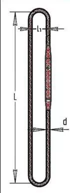 Строп канатный кольцевой СКК 8 т L=8 м  заплет купить в Ханты-Мансийске