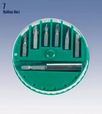 Набор бит 7 шт. S2 Кратон 1 12 01 001 купить в Ханты-Мансийске