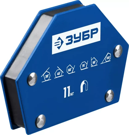 ЗУБР УМ-6, 11 кг, угольник магнитный для сварочных работ, Профессионал (40055-11) купить в Ханты-Мансийске