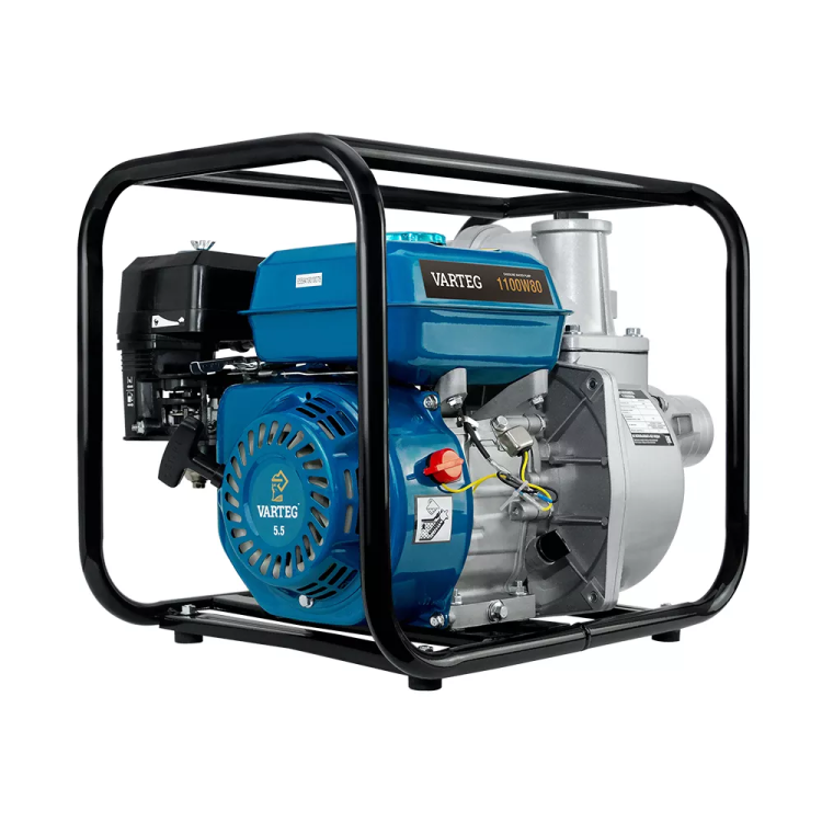 Мотопомпа бензиновая VARTEG 1100W80 купить в Ханты-Мансийске