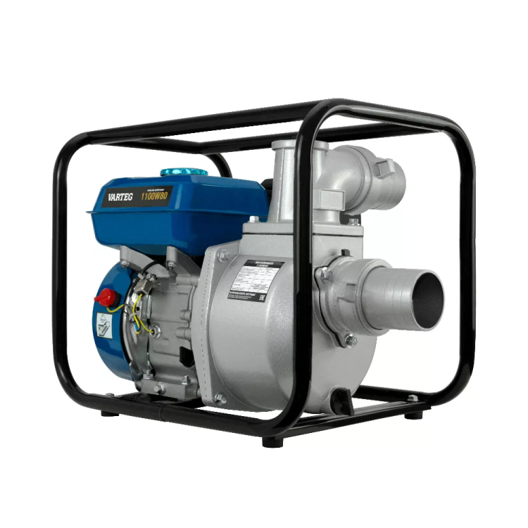 Мотопомпа бензиновая VARTEG 1100W80 купить в Ханты-Мансийске
