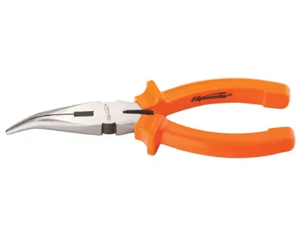 Длинногубцы изогнутые Classic 160 мм шлифованные пластмассовые рукоятки SPARTA 17411 купить в Ханты-Мансийске