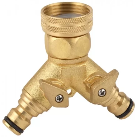 Распределитель двухканальный RACO &quot;Profi&quot; (резьба внешняя-наконечник) латунный, 3/4&quot; х 1&quot; 4246-55035B купить в Ханты-Мансийске