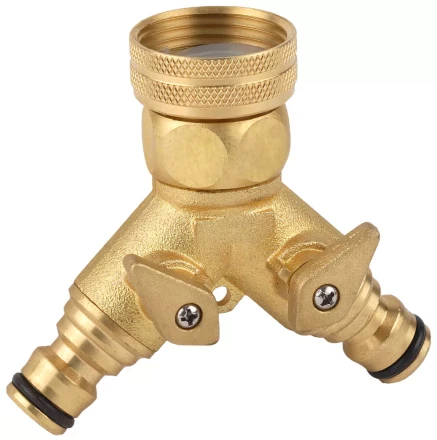 Распределитель двухканальный RACO &quot;Profi&quot; (резьба внешняя-наконечник) латунный, 3/4&quot; х 1&quot; 4246-55035B купить в Ханты-Мансийске