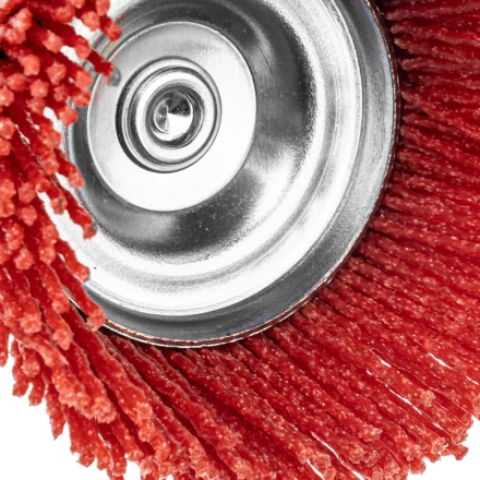 Щетка для дрели, 75 мм, Чашка, со шпилькой, нейлоновая щетина Denzel 74436 купить в Ханты-Мансийске