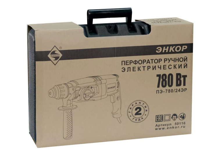 Перфоратор SDS+ ПЭ-780/24ЭР Энкор 50116 купить в Ханты-Мансийске