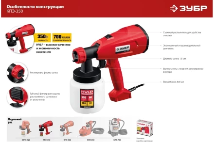 Краскопульт электрический КПЭ-350 серия МАСТЕР купить в Ханты-Мансийске